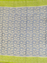 Load image into Gallery viewer, Banaras Chinnon Crepe Saree with Contrast Border,Pallu and Blouse.
