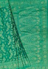 Load image into Gallery viewer, Banaras Chinnon Crepe Saree with Self Colored Border,Pallu and Blouse-With Color Options
