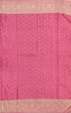 Load image into Gallery viewer, Banaras Chinnon Crepe Saree with Self Colored Border,Pallu and Blouse-With Color Options
