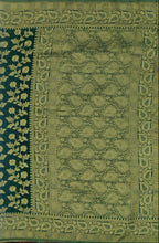 Load image into Gallery viewer, Banaras Chinnon Crepe Saree with Self Colored Border,Pallu and Blouse.
