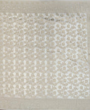 Load image into Gallery viewer, Banaras Chinnon Crepe Saree with Self Colored Border,Pallu and Blouse.
