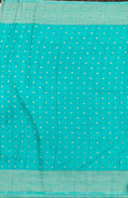 Load image into Gallery viewer, Banaras Chinnon Crepe Saree with Self Colored Border,Pallu and Blouse.
