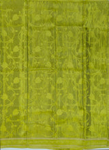 Load image into Gallery viewer, Banaras Crepe Saree with Shimmer Body and Contrast Blouse.
