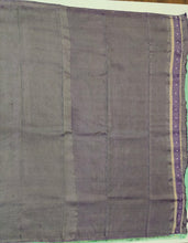 Load image into Gallery viewer, Banaras Crepe Saree with Shimmer Body and Contrast Blouse.
