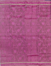 Load image into Gallery viewer, Banaras Crepe Saree with Shimmer Body and Contrast Blouse.
