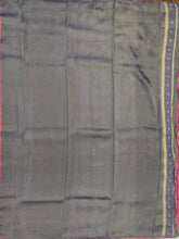 Load image into Gallery viewer, Banaras Crepe Saree with Shimmer Body and Contrast Blouse.
