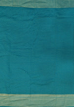 Load image into Gallery viewer, Banaras Khaddi Georgette Saree with Zari Buttis all over,Self Color Border,Paluu and Blouse-Rama Color
