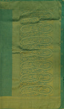 Load image into Gallery viewer, Banaras Khaddi Georgette Saree with Zari Buttis all over,Self Color Border,Paluu and Blouse-Light Sea Green Color
