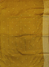 Load image into Gallery viewer, Banaras Georgette Saree with Paisley Buttis all over with Contrast Border,Pallu and Blouse- Light Green
