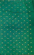 Load image into Gallery viewer, Semi Mysuru Crepe Saree with Kamalkari Printed Body,Contrast Border,Pallu and Blouse.
