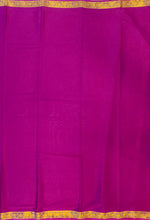 Load image into Gallery viewer, Semi Mysuru Crepe Saree with self Border,Pallu and Blouse -pink color
