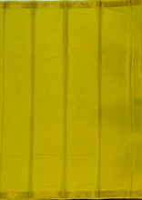 Load image into Gallery viewer, Semi Mysuru Crepe Saree with self Border,Pallu and Blouse -MASTARD YELLOW COLOR
