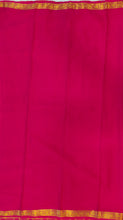 Load image into Gallery viewer, Semi Mysuru Crepe Saree with self Border,Pallu and Blouse -PINK COLOR
