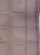 Load image into Gallery viewer, Desingers saree with katha work embroidery on cotton saree-pink color
