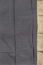 Load image into Gallery viewer, Desingers saree with woven patterns and tasselled fringe, geometry and ornamental design-GREY COLOR
