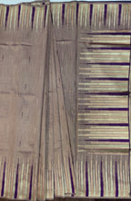 Load image into Gallery viewer, Desingers saree with woven patterns and tasselled fringe, geometry and ornamental design-PURPLE COLOR
