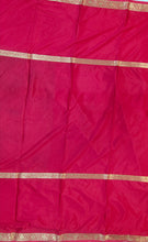 Load image into Gallery viewer, Semi Mysuru Crepe Saree with Digitally Printed Body,Contrast Border,Pallu and Blouse.
