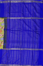 Load image into Gallery viewer, Semi Mysuru Crepe Saree with Digitally Printed Body,Contrast Border,Pallu and Blouse.
