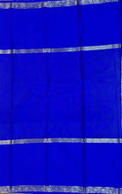 Load image into Gallery viewer, Semi Mysuru Crepe Saree with Digitally Printed Body,Contrast Border,Pallu and Blouse.
